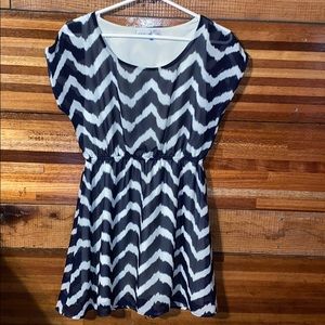 Sucre Collective chevron mini dress